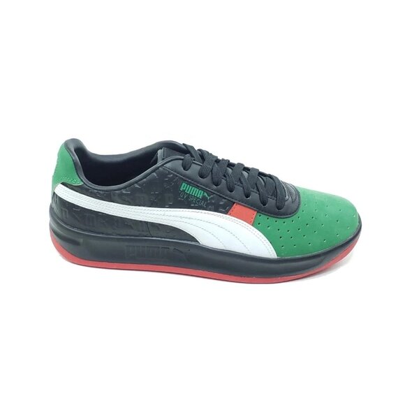 PUMA GV Special Mens Sneakers Black Green Red White Leather Size US 10 - Picture 10 of 10